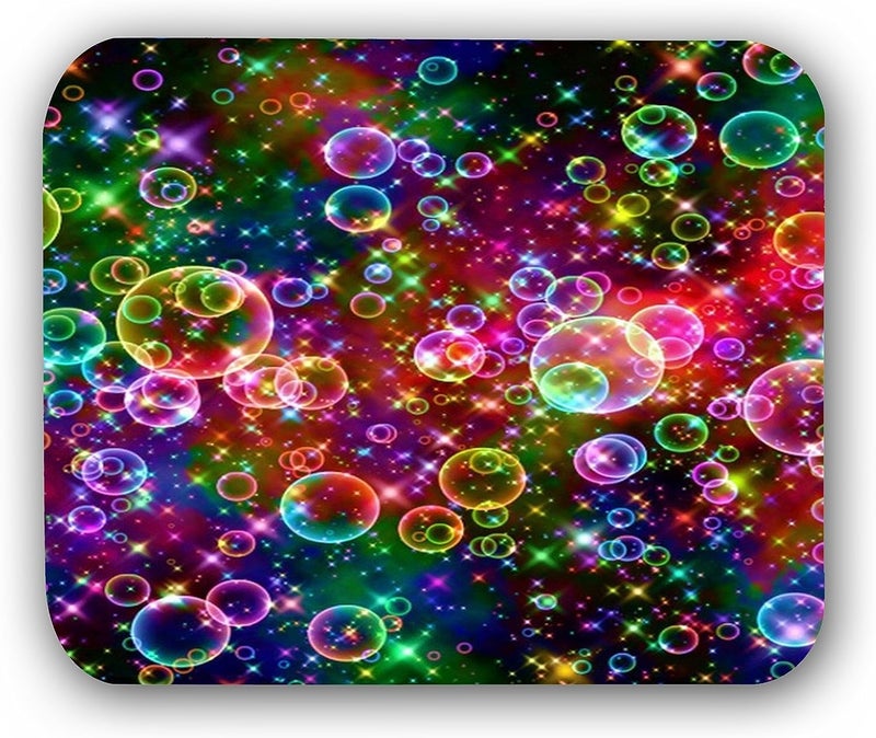 Ergonflow Colorful Bubbles Mousepad Anti-Slip Neoprene Mouse Pad Mat Mice Mousepad Desktop Mouse Pad Laptop Mouse Pad Gaming Mouse Pad - Image 1
